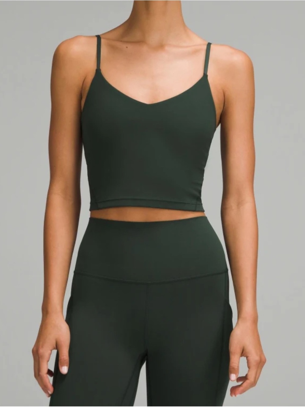 Lululemon thin strap Align Tank Green